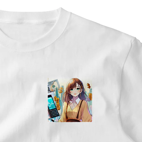 美女投資家 ワンポイントTシャツ