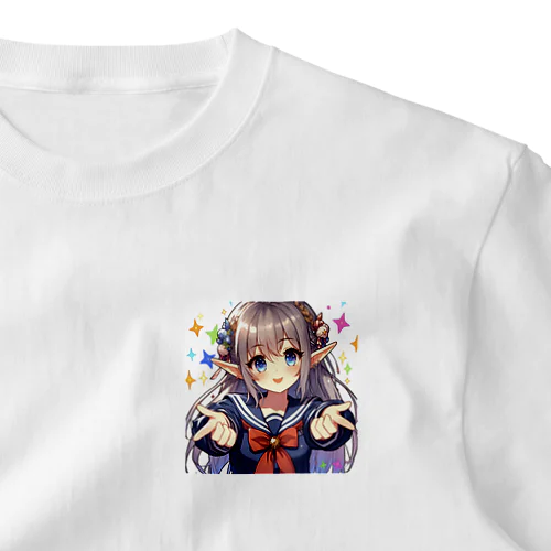 エルフ　美少女　セーラー服　アイドル ワンポイントTシャツ