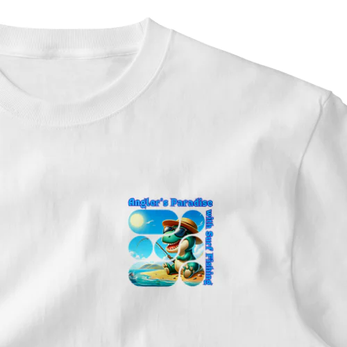 Amaxsa釣り人の楽園-Angler's Paradise ワンポイントTシャツ