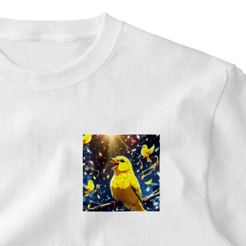 オーケストラ演奏インコ One Point T-Shirt