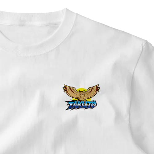 TAKUTO26-FlyingOWL ワンポイントTシャツ