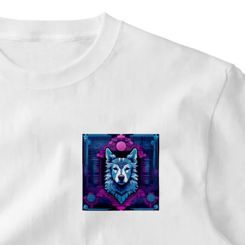 狼と紋様 ワンポイントTシャツ