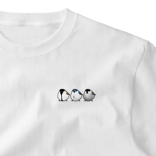 近所の野鳥達① One Point T-Shirt