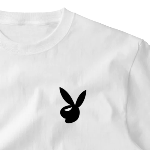 BUNNY BLACK One Point T-Shirt