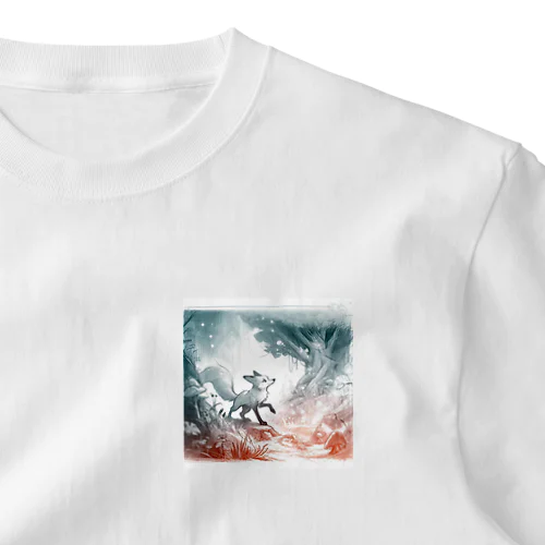 狐の冒険：魔法の森 One Point T-Shirt