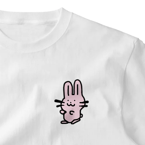 ウサギ ワンポイントTシャツ