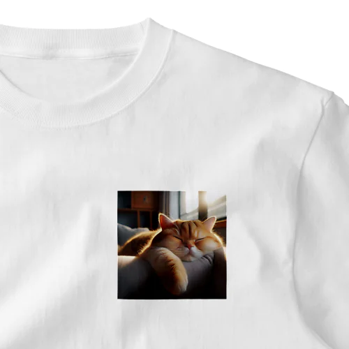 ほっこり猫 One Point T-Shirt