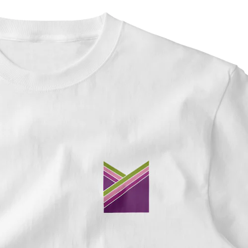 襲の色目_杜若 One Point T-Shirt