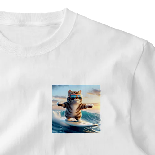 波乗りCAT ワンポイントTシャツ