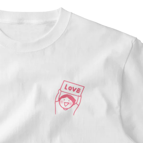 LOVE ワンポイントTシャツ