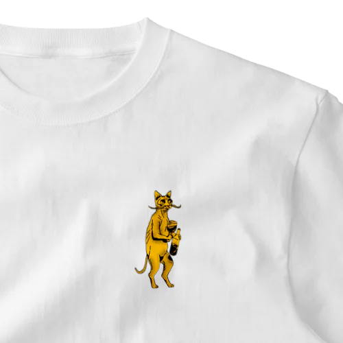 ドラケン・キャット ワンポイントTシャツ