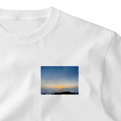 雲海　朝日 ワンポイントTシャツ