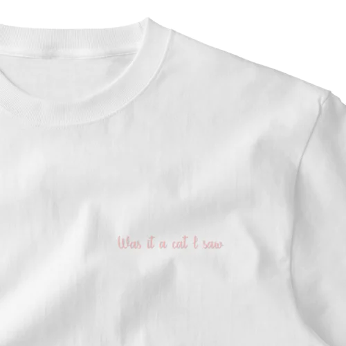 Was it a cat I saw  ピンク One Point T-Shirt