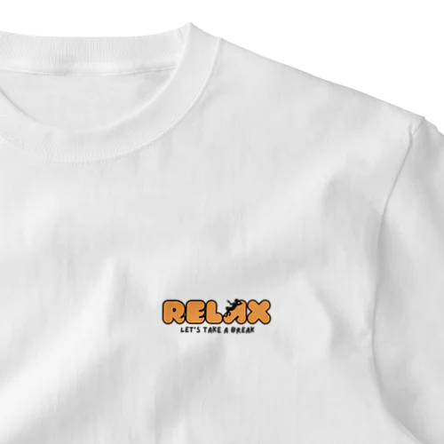 RELAX ロゴ One Point T-Shirt