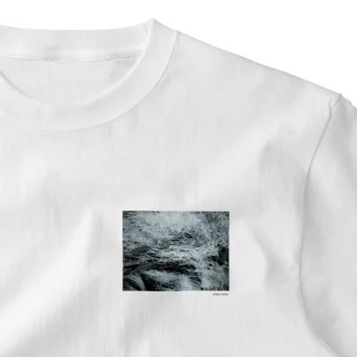 TAKEO SUZUKI 現代アートTシャツ「海藻」 ワンポイントTシャツ