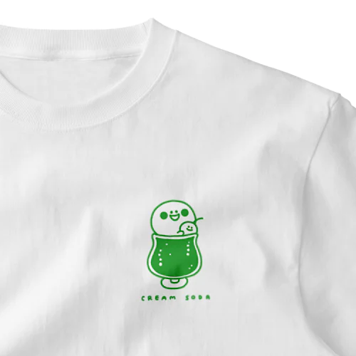 クリームソーダなたらもちゃん（ワンカラーver） One Point T-Shirt