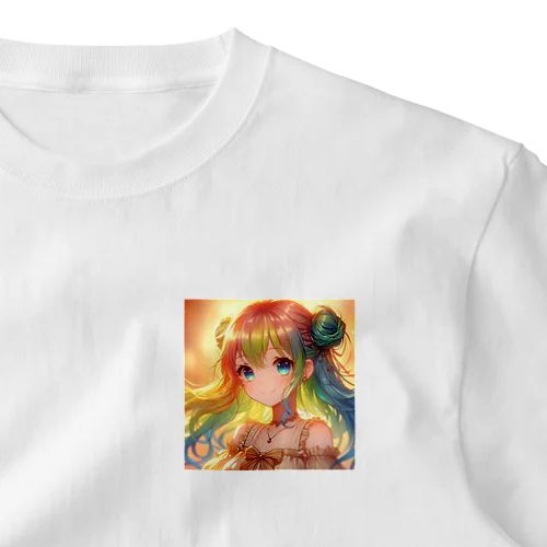 優しく微笑む少女💞 ワンポイントTシャツ