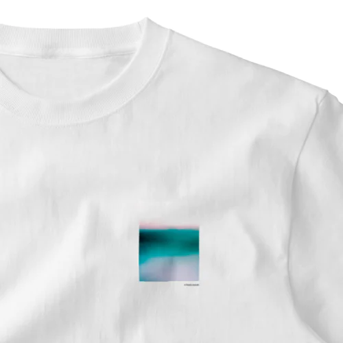 TAKEO SUZUKI 現代アートTシャツ「abstract blue」 One Point T-Shirt