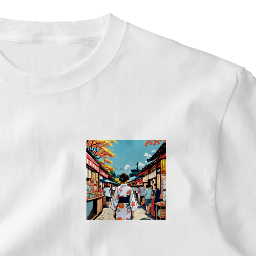 浴衣 ワンポイントTシャツ