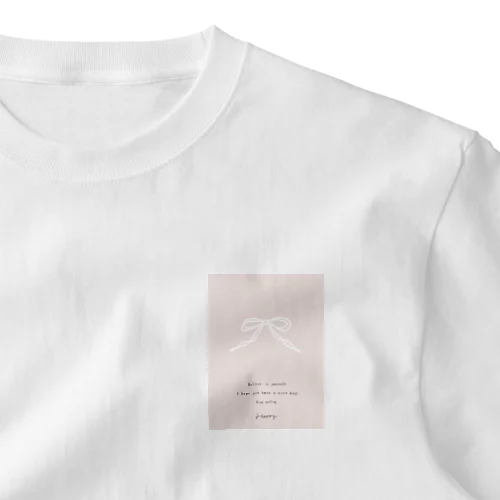 🩰 Balletcore ribbon . One Point T-Shirt