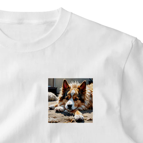 子犬 ワンポイントTシャツ