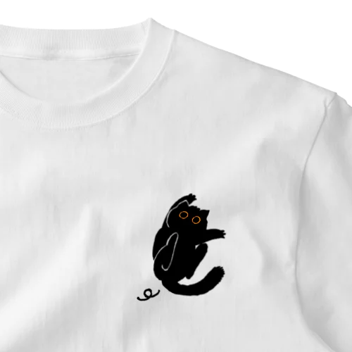 Super surprised cat One Point T-Shirt