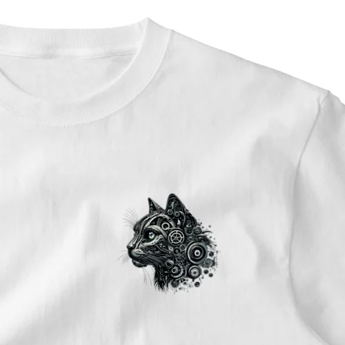 機械ねこ One Point T-Shirt