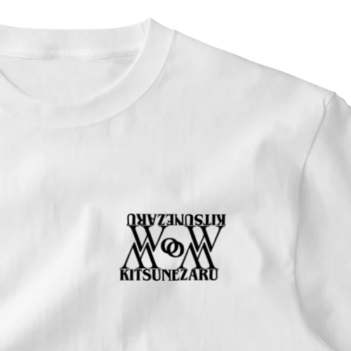 WoWキツネザル　ロゴ One Point T-Shirt