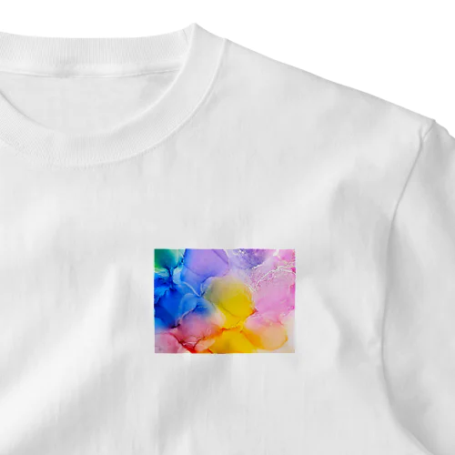 Connect by colors・B ワンポイントTシャツ