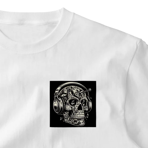 SKULL013 ワンポイントTシャツ