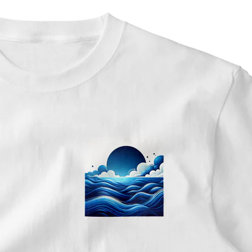 コバルトブルーの海 One Point T-Shirt