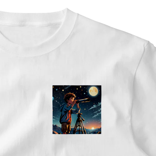 宇宙を夢見る少年 ワンポイントTシャツ