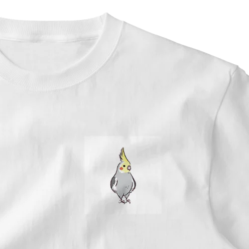 オカメインコRocky ワンポイントTシャツ