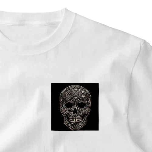 SKULL035 One Point T-Shirt