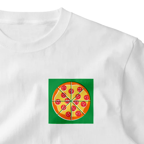 ピザ ワンポイントTシャツ