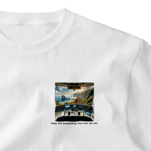 運転席からの絶景 ワンポイントTシャツ