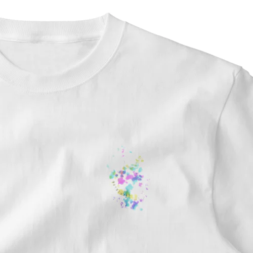 scattering field One Point T-Shirt