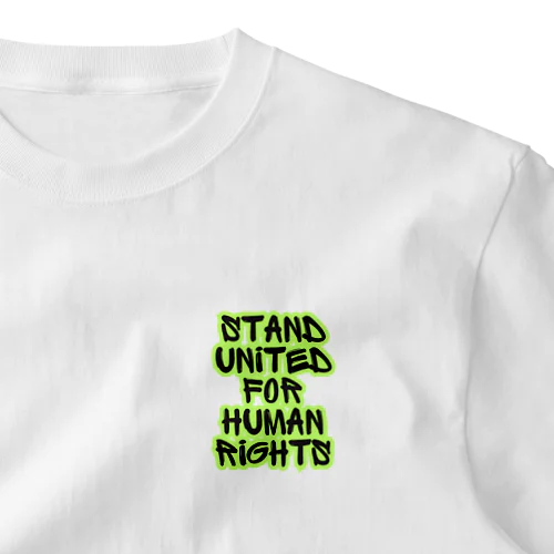 Stand United for Human Rights ワンポイントTシャツ