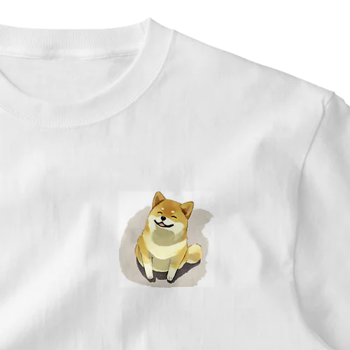 柴犬のえーあいくん ワンポイントTシャツ