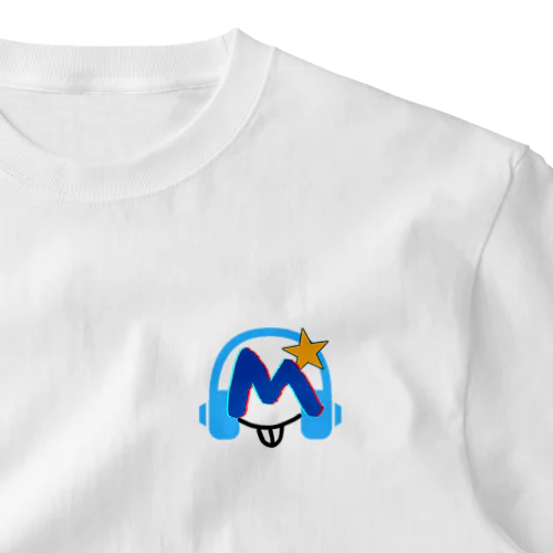 Masa_HeadPhone_LG01 ワンポイントTシャツ