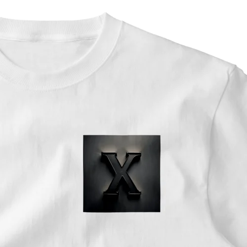 かっこよく描いたX ワンポイントTシャツ