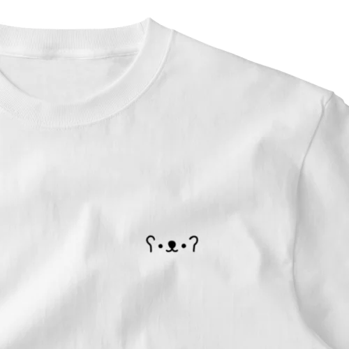 コアラのようなクマの顔文字 One Point T-Shirt