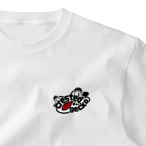 crested gecko ワンポイント One Point T-Shirt