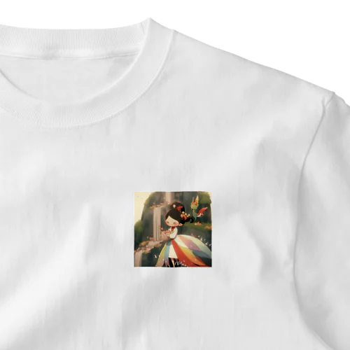 おとぎの国シリーズ〜少女と瀧〜Tシャツ！ One Point T-Shirt