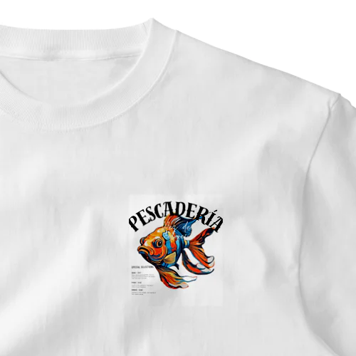 モザイク金魚　文字あり One Point T-Shirt