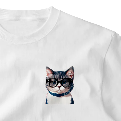 Cute Geek Kitty　キュート　ギーク　キティ ワンポイントTシャツ