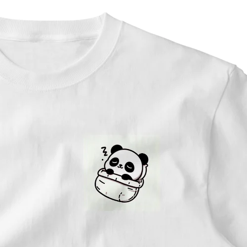 スヤスヤパンダ🐼 One Point T-Shirt