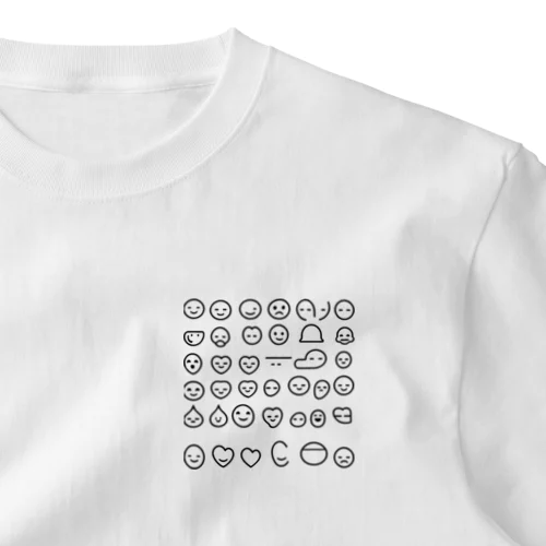 絵文字 ワンポイントTシャツ