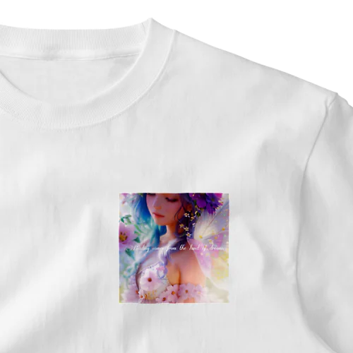 Healing comes from the land of dreams. ワンポイントTシャツ