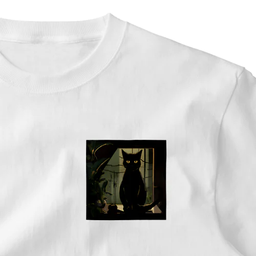 黒猫 One Point T-Shirt